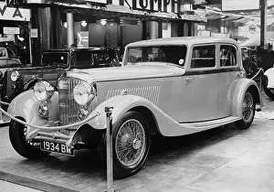 Bentley: Bentley at a motor show, 1933