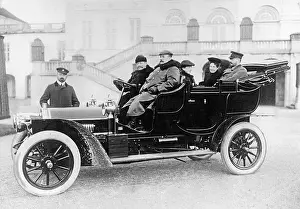 Drove: Benz automobile, 1910