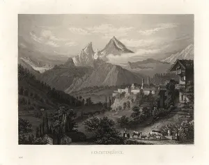 Wurster: Berchtesgaden alpine resort in 1857