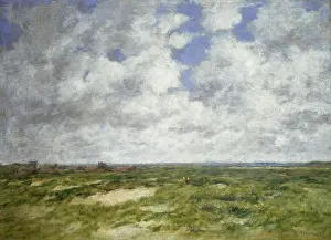 Boudin: Berck, cloudy Landscape