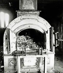Dysentery: Bergen-Belsen Concentration Camp - crematoria oven