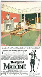 Washable: Berger's Matone Advertisement
