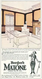 Homerton: Berger's Matone Advertisement