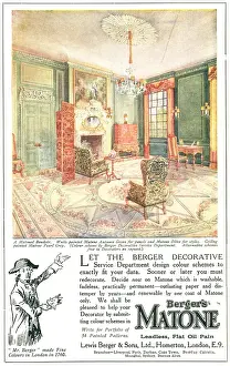 Homerton: Berger's Matone Advertisement