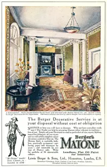Homerton: Berger's Matone Advertisement