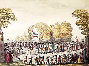 Culotte: BERICOURT, Etienne (18th c.). Revolutionary procession