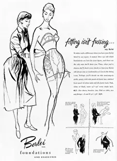 Corsetry: Berlei advertisement, 1953