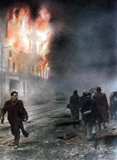 Huddles: Berlin after a US bombing raid