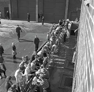 Purifying: Berlin - camp for GDR refugees 1953