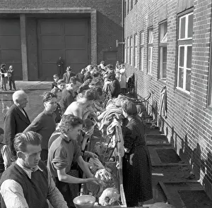 Purifying: Berlin - camp for GDR refugees 1953