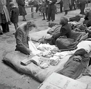 Neukölln: Berlin - camp for GDR refugees 1953
