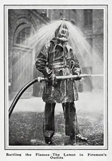 Sprayed: Berlin fireman outfit