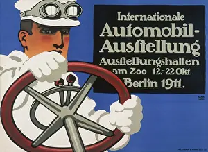 Automobil: BERLIN MOTOR RACE POSTER