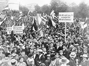 Resign: Berlin protests against the return of Alsace-Lorraine