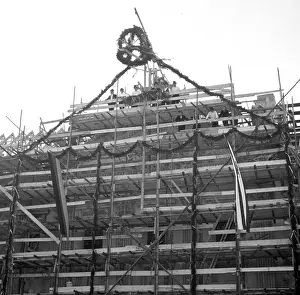 Bundesprasident: Berlin - reconstruction of Schloss Bellevue, 1954