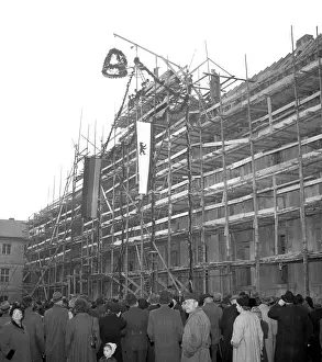 Bundesprasident: Berlin - reconstruction of Schloss Bellevue 1954