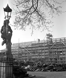 Bundesprasident: Berlin - reconstruction of Schloss Bellevue 1954