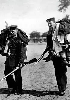 Reservist: Berlin reservists in uniform, 1914