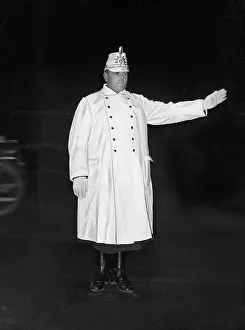Recognizable: Berlin traffic policeman, 1938