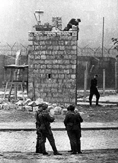 Sixtieth: Berlin Wall - Watch tower Lohmuehlen square