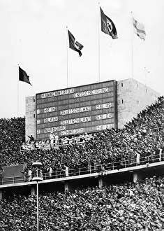 Hein: Berlin's Olympic Stadium during the Olympic Games, 1936