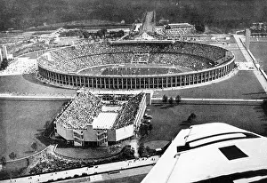 Matches: Berlin's Olympic Stadium during the Olympic Games, 1936