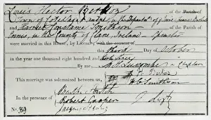 Smithson: Berlioz marriage certificate