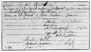 Smithson: Berlioz marriage certificate