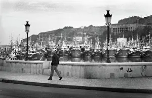 Bermeo: Bermeo harbour trawlers, Spain