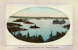 Bermudan: Bermuda - Island from Spanish Point - Dry Dock
