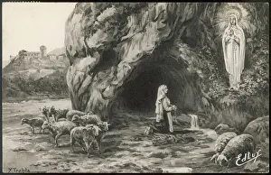 Bernadette: BERNADETTE AND SHEEP