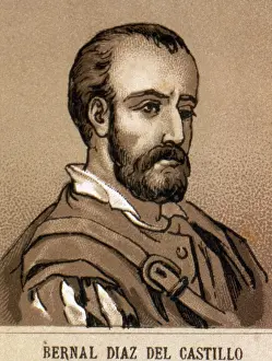Sixteenth: Bernal Diaz del Castillo (1496-1584). Spanish soldier and ch