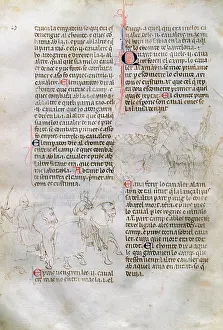 Chronicle: Bernard Desclot. Catalan chronicler. Page of Bernard's chron