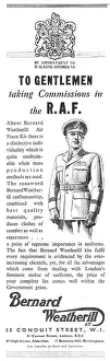 Weatherill: Bernard Weatherill RAF Outfitters. Weatherill RAF Uniforms