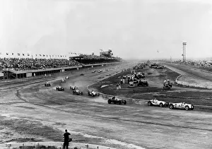 Millionaire: Bernd Rosemeyer at the race for the Vanderbilt Cup 1937