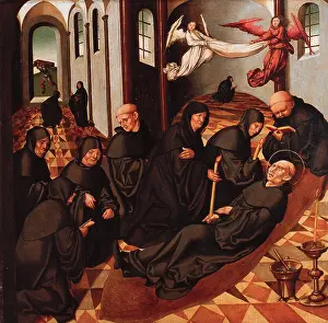 Zwettl: Bernhardi Altar, death of St. Bernhard