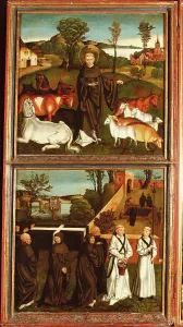 Zwettl: Bernhardi Altar: scenes from the life of St. Bernhard