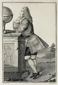 Lithographs: BERNOUILLI, Daniel (1700-1782). Swiss mathematician