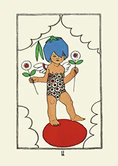Loffler: Bertold Loffler. Easter Card. Wiener