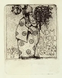Felicitation: Bertold Loffler. Nikolo. 1909