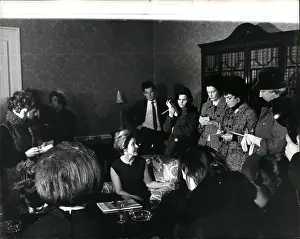 Renovated: Beryl Maudling and women journalists, 11 Downing Street