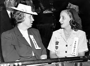 Bess and Margaret Truman at the 1940 Democratic