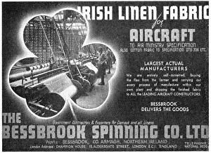 Bessbrook: Bessbrook Spinning. Aero Linen Fabric