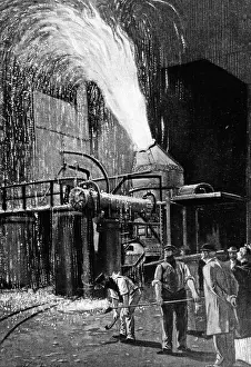 Krupp: Bessemer works in Essen, 1895