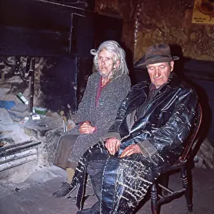 Fireside: Best room, the O'Hanlon Pub, Shannon Bridge, Ireland - 1970s
