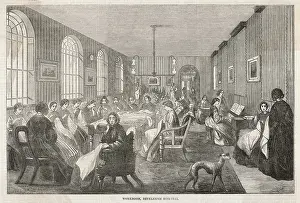 Workroom: Bethlehem hospital, workroom 1860