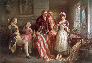 Sews: Betsy Ross, 1777
