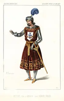 Dollet: Bettini as Arthur in the pastiche opera Robert Bruce, 1846