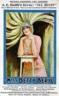 Beryl: Betty Beryl in A E Smith's Revue, All Bluff