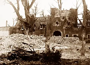 Festubert: Beuary Chateau, Festubert during the First World War